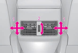 Lexus NX. Using the air conditioning system and defogger