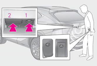 Lexus NX. Opening, closing and locking the doors