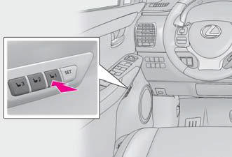 Lexus NX. Adjusting the seats