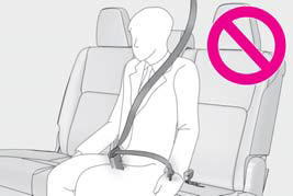 Lexus NX. Seat belt instructions for Canadian owners (in French)