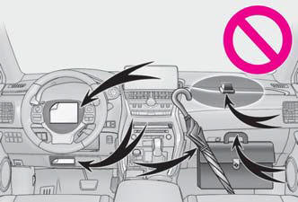 Lexus NX. Symbols in illustrations