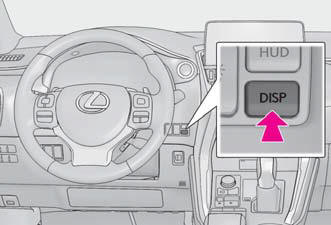 Lexus NX. Head-up display