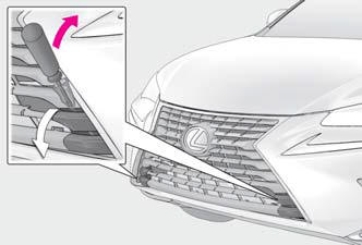 Lexus NX. Steps to take in an emergency