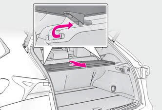 Lexus NX. Using the storage features