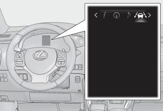 Lexus NX. Multi-information display