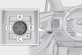 Lexus NX. Adjusting the steering wheel and mirrors