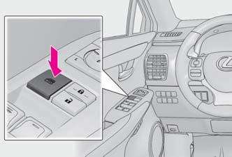 Lexus NX. Power windows 