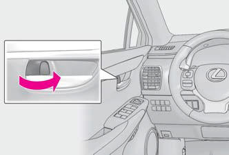 Lexus NX. Steps to take in an emergency