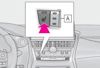 Lexus NX. Using the air conditioning system and defogger