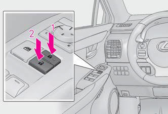 Lexus NX. Opening, closing and locking the doors