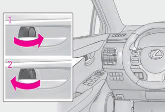 Lexus NX. Opening, closing and locking the doors