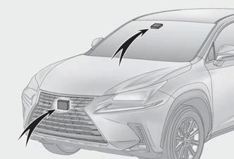 Lexus NX. Using the driving support systems