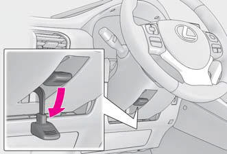 Lexus NX. Adjusting the steering wheel and mirrors