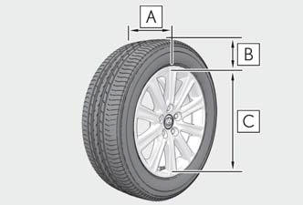 Lexus NX. Tire information