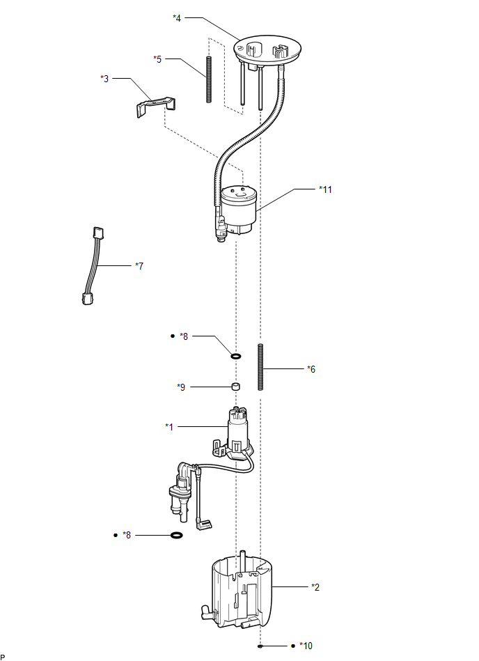 Lexus NX - Components - Fuel Pump